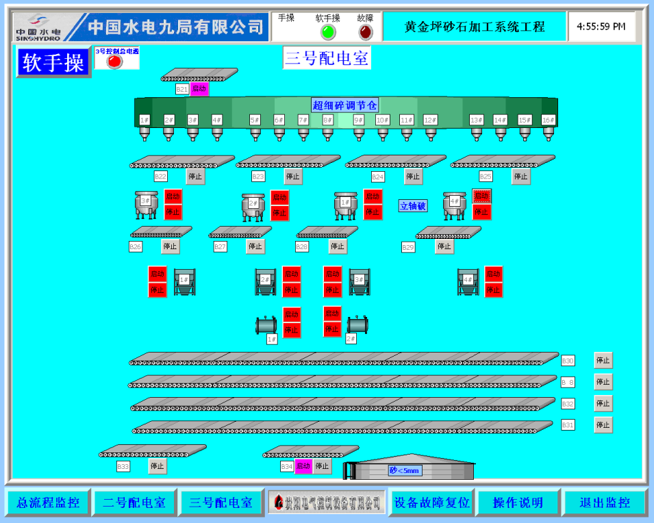 砂石加工電控系統(tǒng)